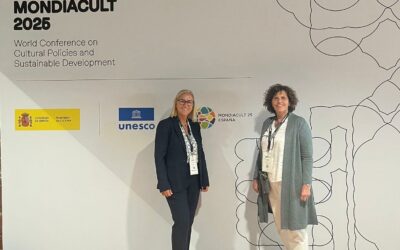 La cátedra Unesco participa en MONDIACULT, la mayor conferencia mundial sobre política cultural, celebrada en Barcelona del 29 de septiembre al 1 de octubre de 2025.